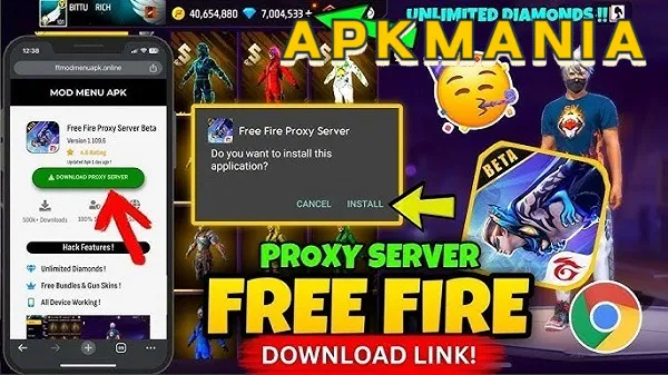 Free Fire Proxy Server 3